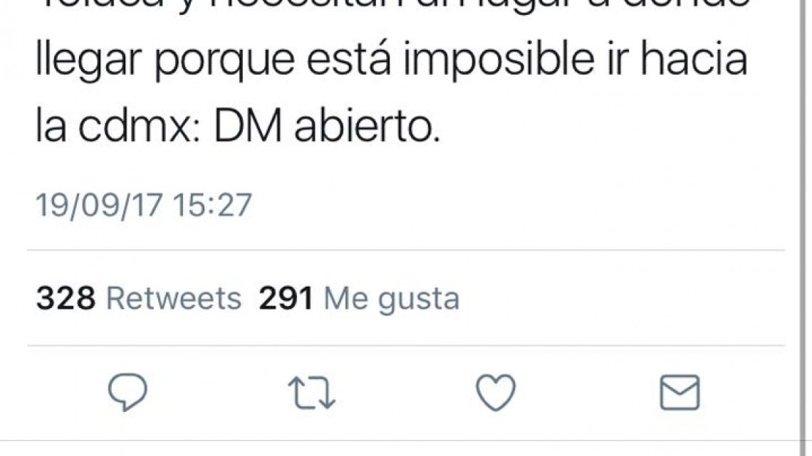 Nuevas tecnologías crean llamados de apoyo por sismo