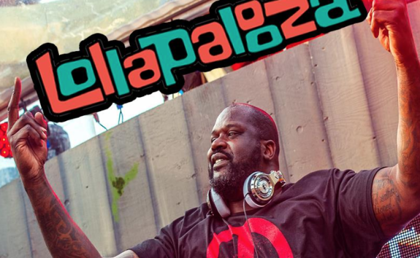 Shaquille O´Neal se presentará como DJ en el Lollapalooza