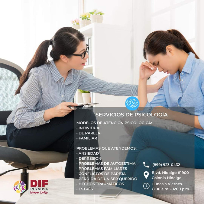 Beneficia DIF Reynosa a familias con servicios de psicología 