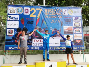 Canoístas y Kayakistas logran medallas en Nacional