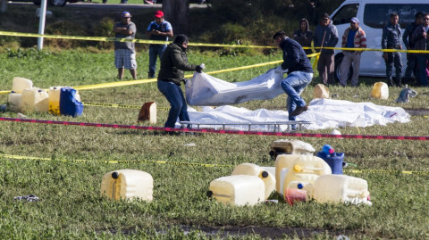 Se eleva a 96 la cifra de muertos por explosión de ducto en Tlahuelilpan
