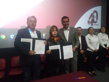 Firman convenio Subsecretaría De Transporte Público e Instituto Tamaulipeco de Capacitación para el Empleo