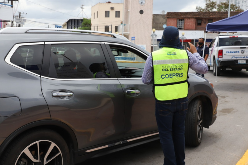 Transito apoya filtros en puentes internacionales por COVID-19