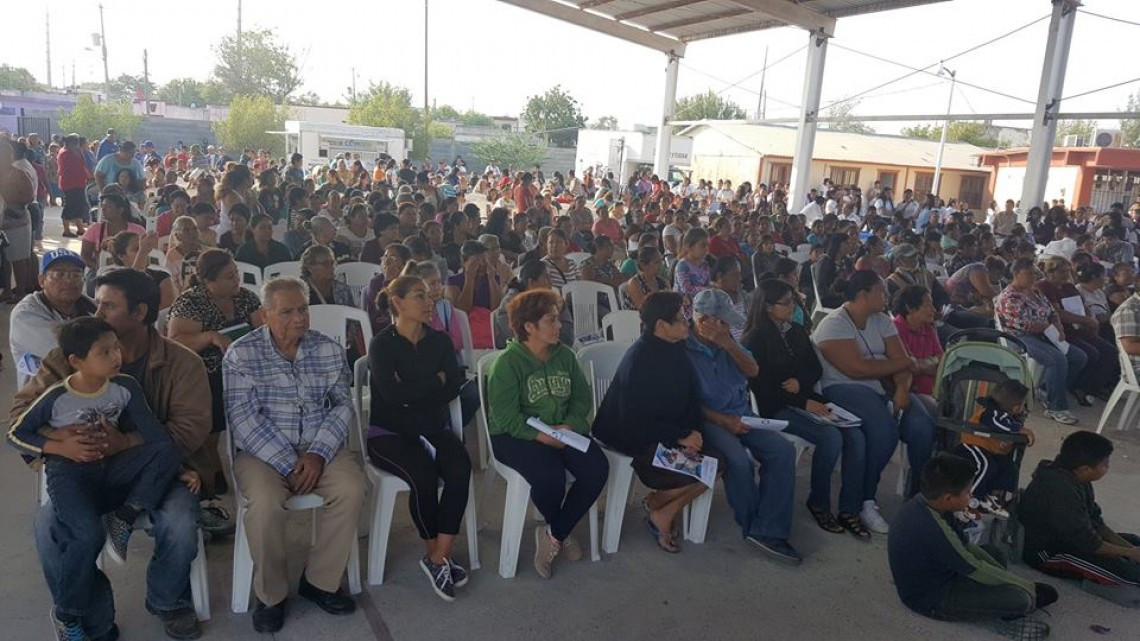 Realizan audiencia pública en colonia Reserva Territorial Campestre