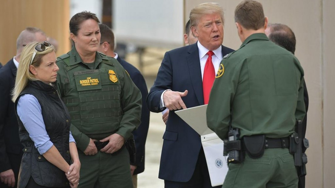 #Galería La visita de Trump a `sus muros´