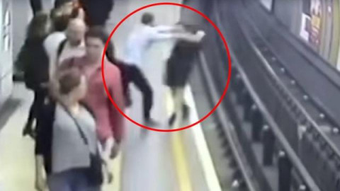Un hincha inglés empujó a un joven polaco a las vías de un tren