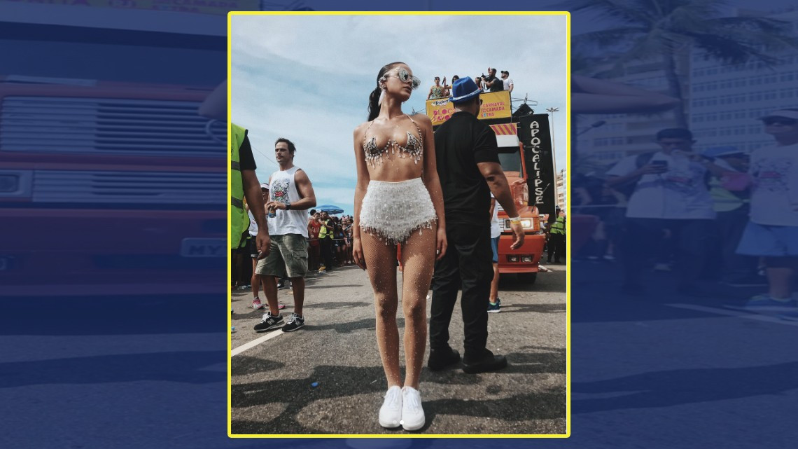 Bruna Marquezine deslumbra en Carnaval de Río de Janeiro
