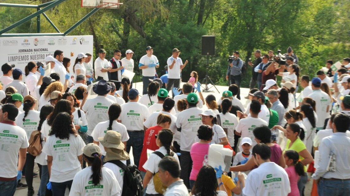 Realizan "Campaña Ambiental Limpiemos Nuestro México" en Tamaulipas