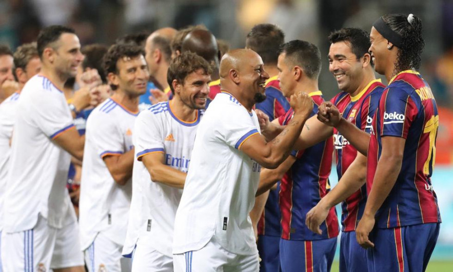 Real Madrid se lleva el ‘Clásico de Leyendas’ ante el Barcelona