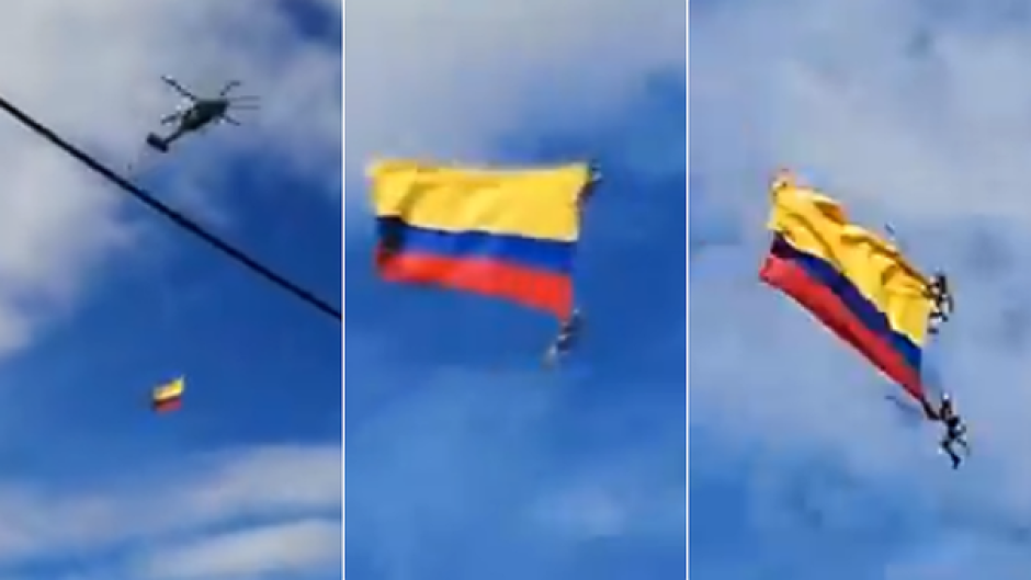 Soldados de Colombia mueren tras caer desde un helicóptero
