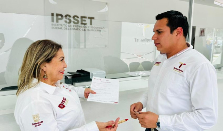Inicia trámite de préstamos para el personal del Gobierno del Estado de Tamaulipas, pensionados y pensionistas del IPSSET