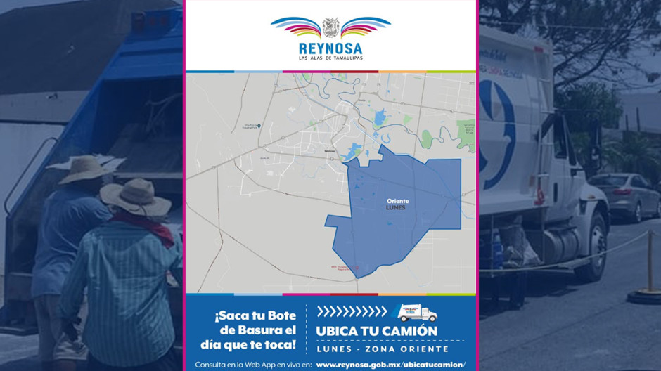 ¡Saca tu basura! Habrá recolección en las colonias del Sector Oriente 