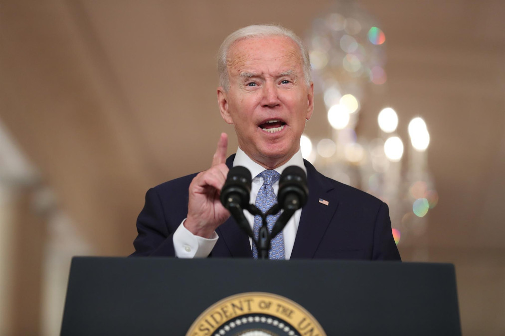 Salir de Kabul fue una decisión unanime, no iba a extender la guerra por siempre: Joe Biden 