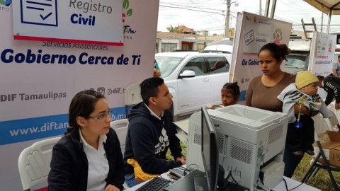 Realiza Gobierno y DIF Tamaulipas corredores de la salud y entrega de apoyos