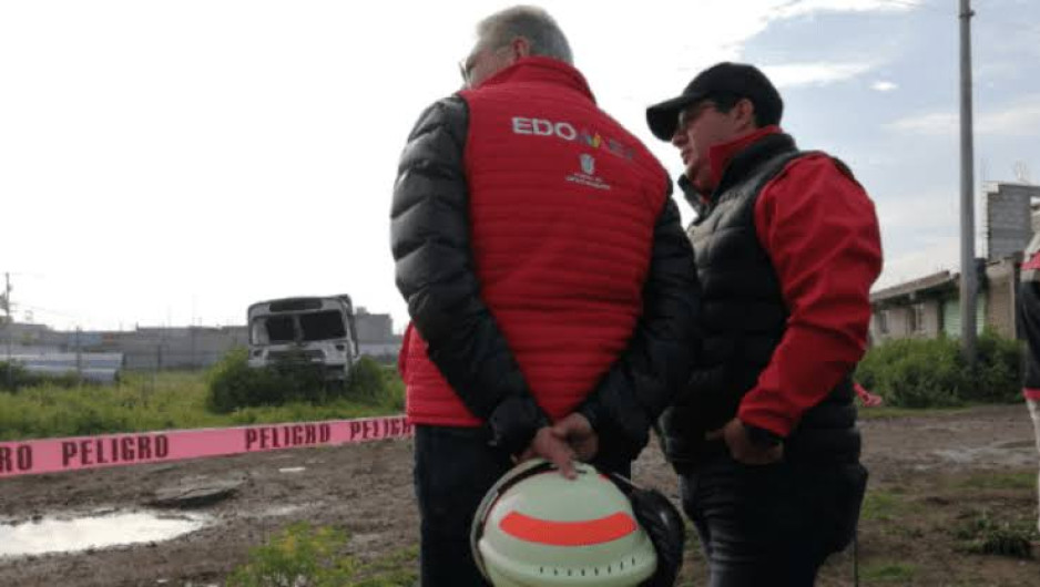 Mantienen cerco de seguridad tras la fuga de gas en Tezoyuca