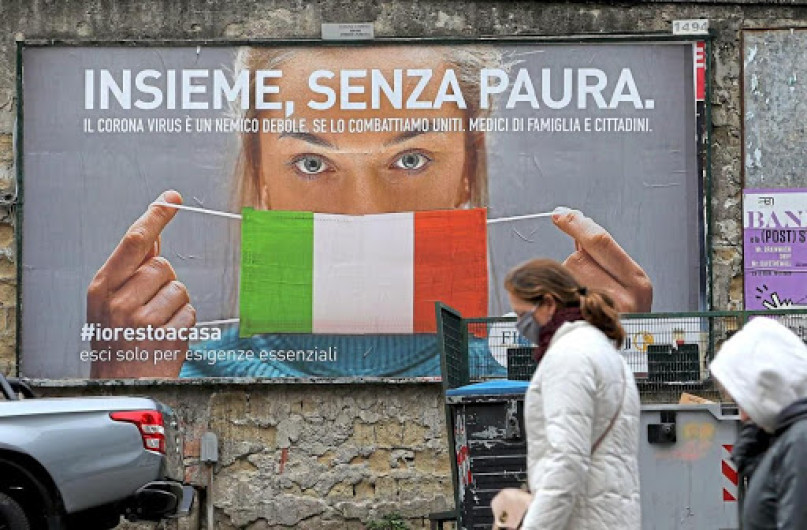 Registra Italia más de 39 mil casos en las últimas 24 horas; rompe record de cifras diarias 