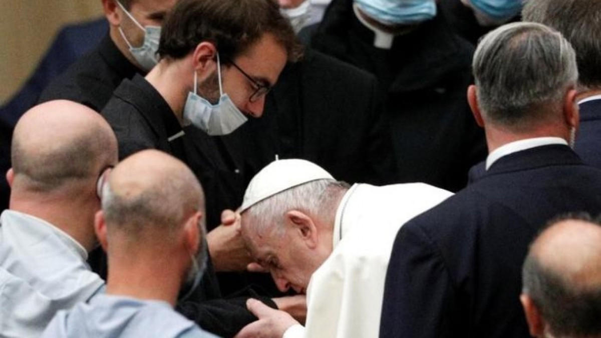 El Papa Francisco aparece sin cubrebocas en audiencia general 