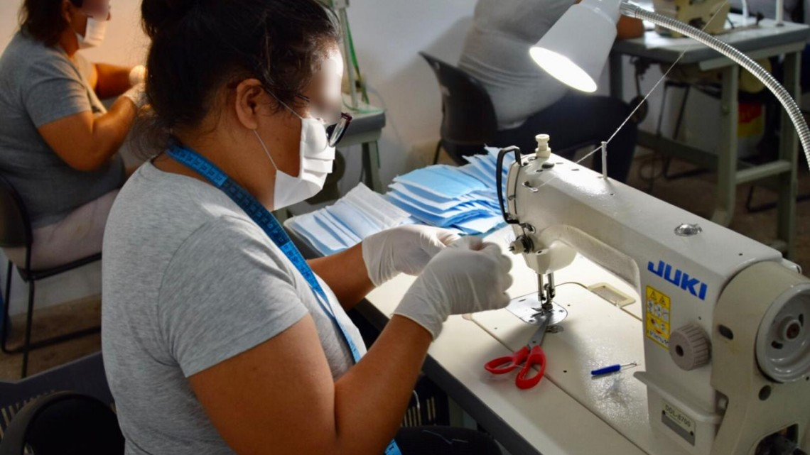 Inicia CEDES Victoria con elaboración de cubrebocas