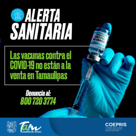 Advierten a la población sobre vacunas falsas y llaman a denunciar su venta