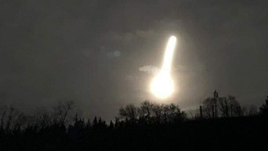 Captan caída meteorito en Michoacán