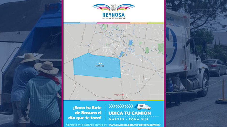 Recolección de basura en el Sector Poniente