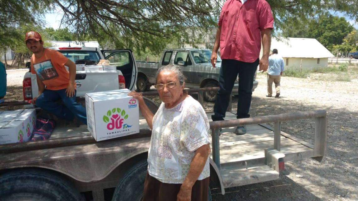 DIF Tamaulipas da apoyos de la Canasta Básica Familiar