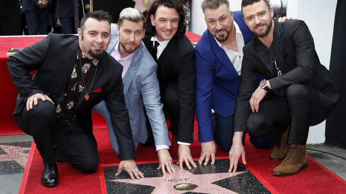 NSYNC recibe estrella en el Paseo de la Fama de Hollywood 