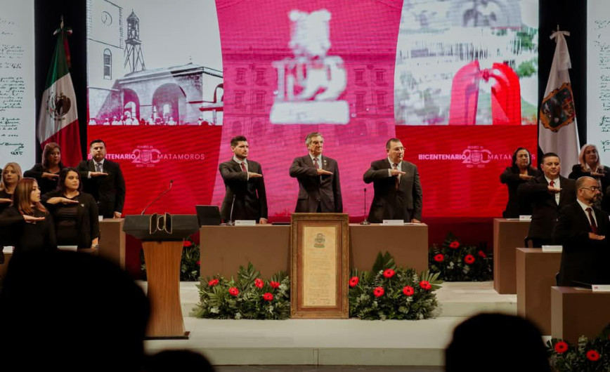 Matamoros conmemora su 199 aniversario de fundación con sesión solemne de cabildo