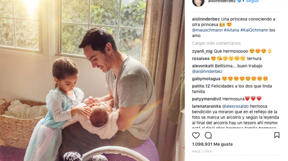 Mauricio Ochman comparte foto de su hija