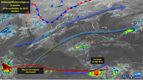 Tormentas puntuales en Tamaulipas, Coahuila, Nuevo León y Veracruz