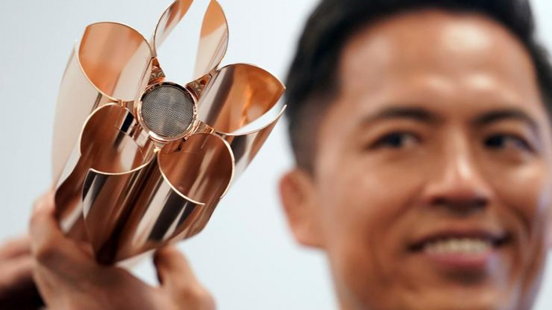 Así es la antorcha de Tokio 2020