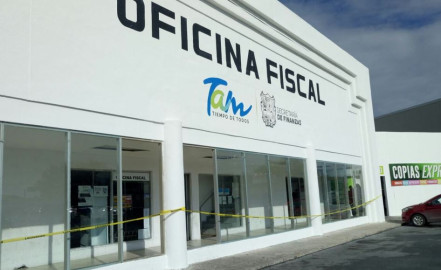 Oficina Fiscal suspende labores temporalmente por sanitización.