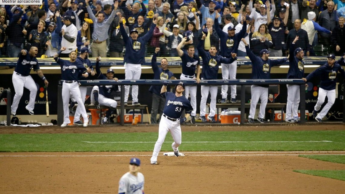 Milwaukee se lleva el juego 1 de la NLCS frente a Los Ángeles