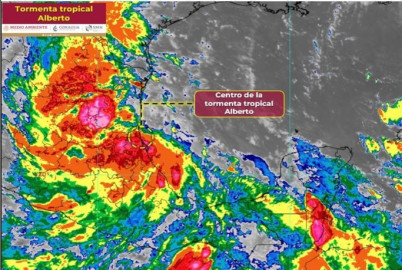'Alberto' toca tierra en inmediaciones de Ciudad Madero