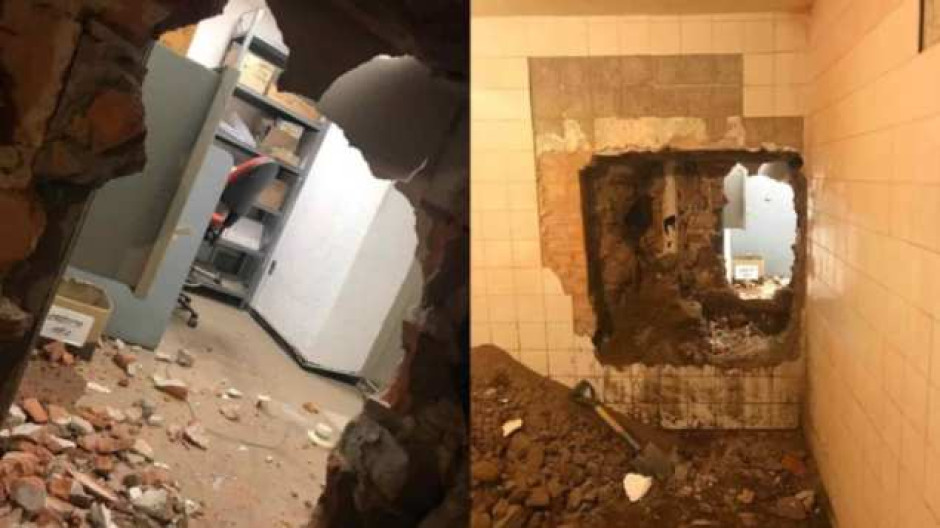 Así hombre logra robar banco en SLP