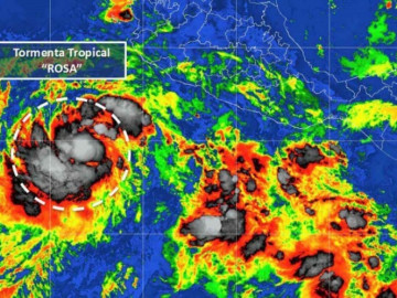 Se forma tormenta tropical “Rosa”
