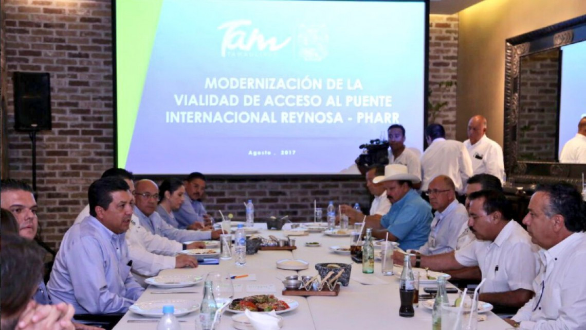 Modernizarán vialidad del Puente Internacional Reynosa-Pharr