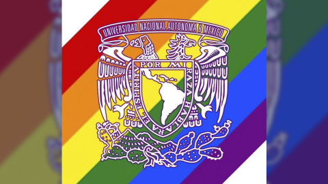 UNAM se viste de arcoris en apoyo a LGBT+