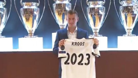 Toni Kroos permanecerá hasta 2023 con Real Madrid 
