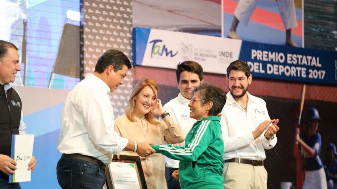 Entregan Premio Estatal del Deporte 2017
