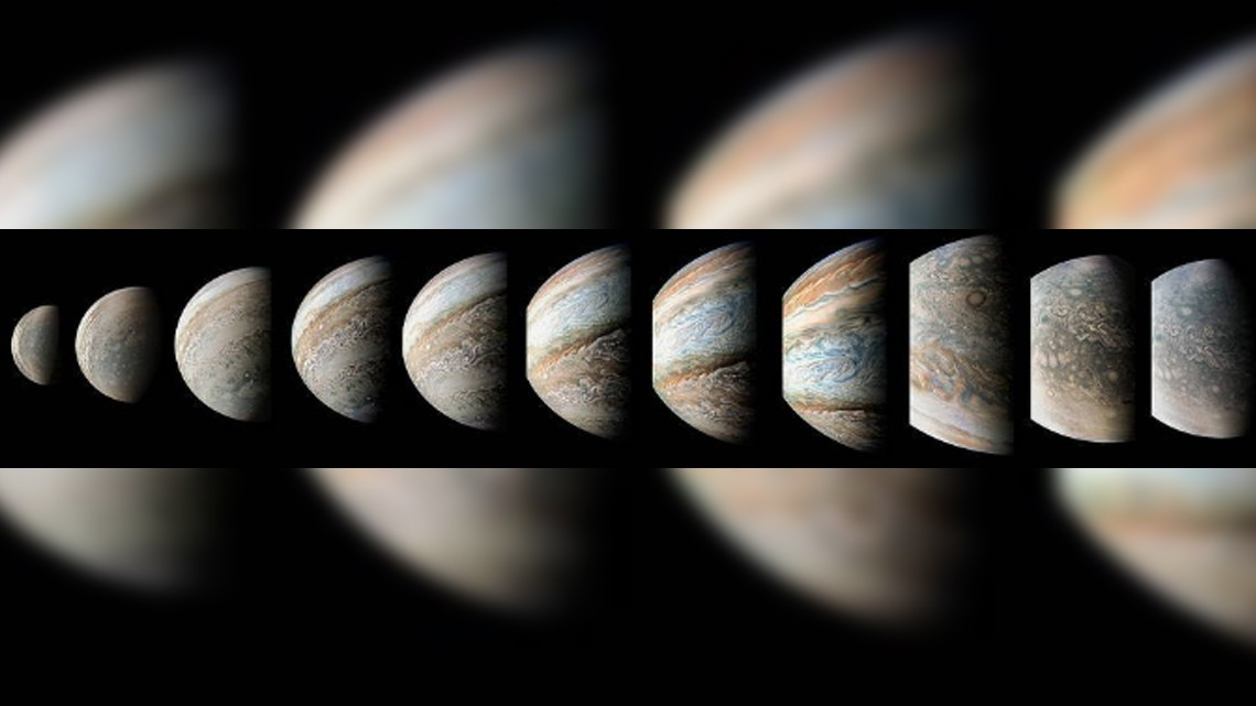 Júpiter se muestra en todo su esplendor