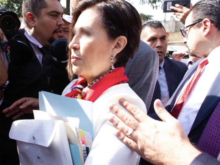Audiencia de Rosario Robles es aplazada por un mes 