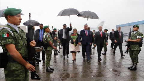 Presidente de Cuba visita México