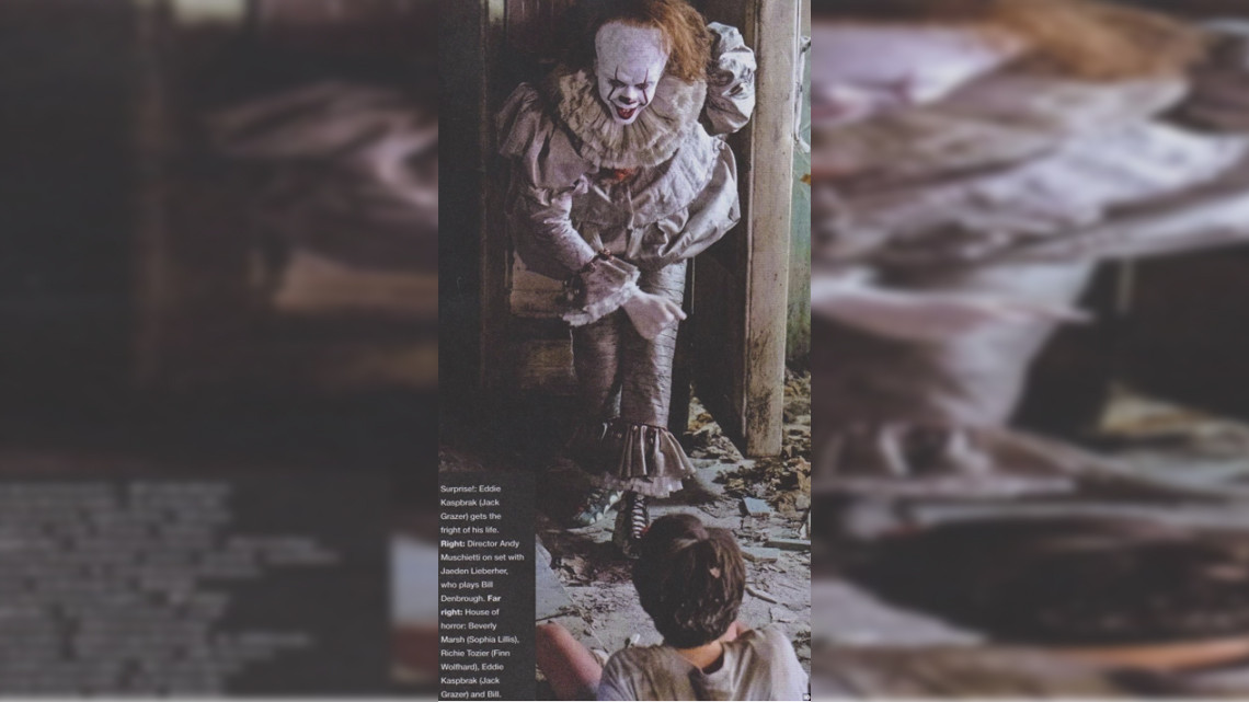 Muestran terroríficas imágenes del payaso Pennywise