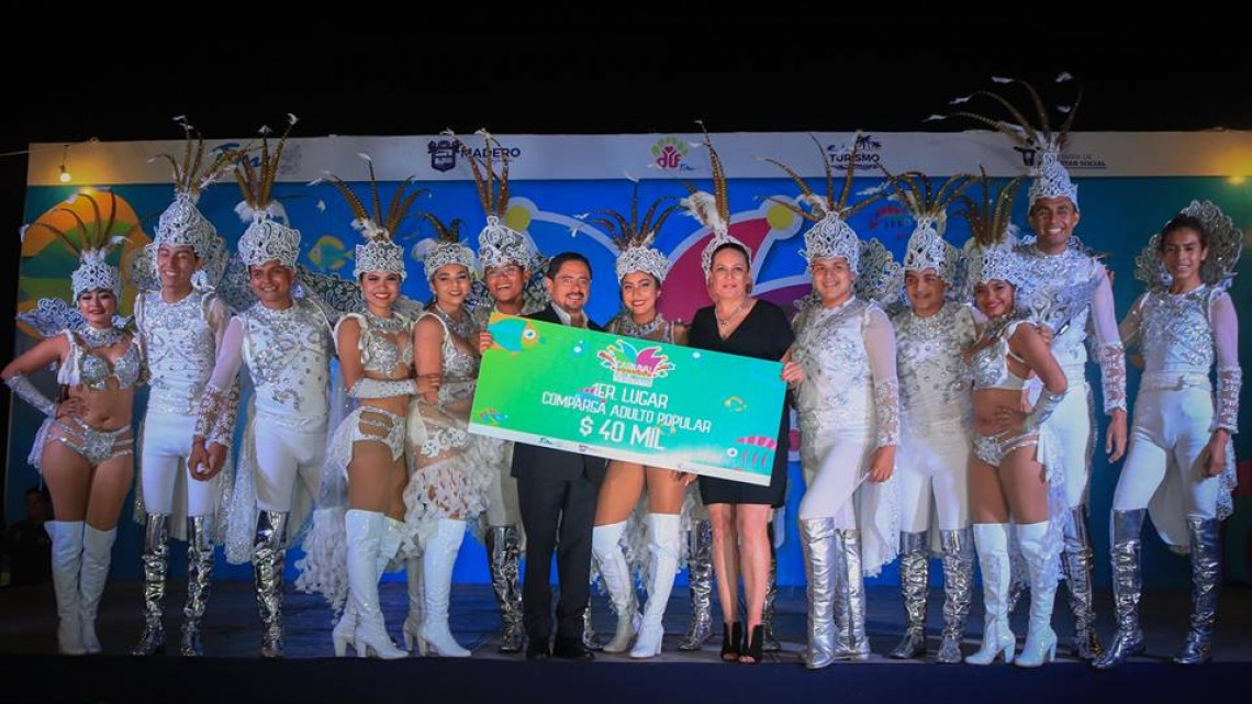 Se realiza premiación de los ganadores del Carnaval Playa Miramar 2018