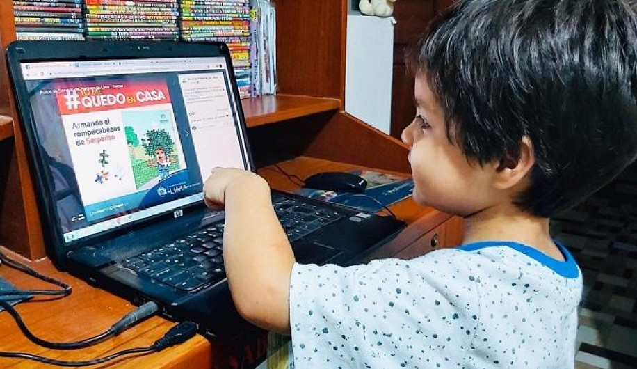 “Clases en tu hogar” llega al 95 % de los alumnos 