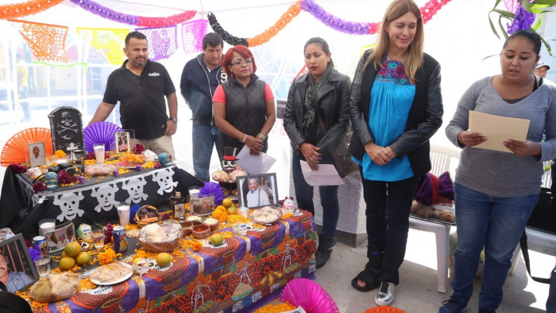 Inaugura Maki festividad tradicional 'Celebremos el Día de Muertos'