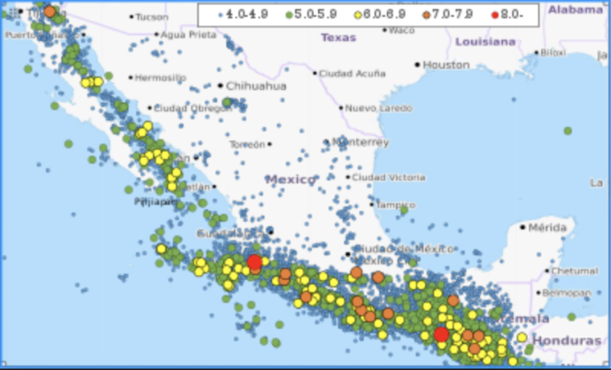 Reportan 63 sismos en las últimas 12 horas