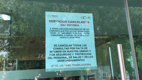Cierran clínica del ISSSTE en Victoria por falta de equipo contra Covid-19