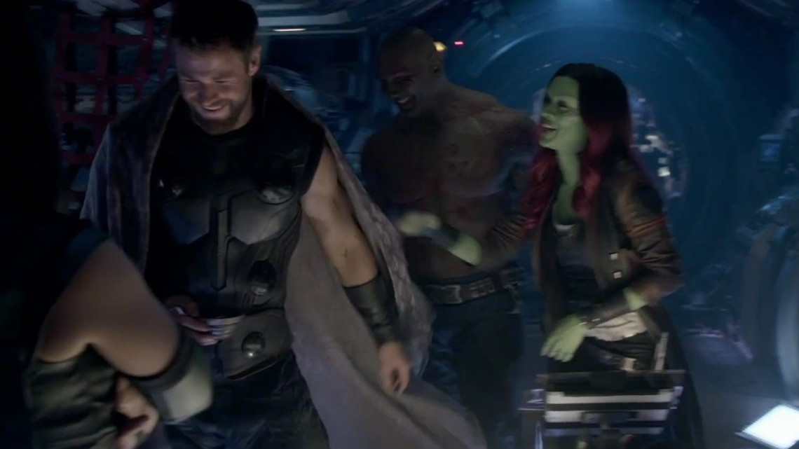 Imágenes detrás de las cámaras de Infinity War